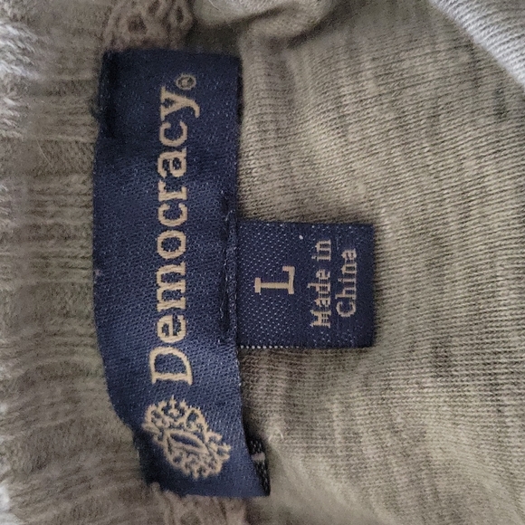 Gray and Sparkly Silver Top - Picture 9 of 10